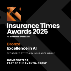Insurance Times Awards 2025 Bronze Excellence in AI