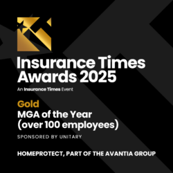 Insurance Times Awards 2025 Gold MGA of the Year (over 100 employees)